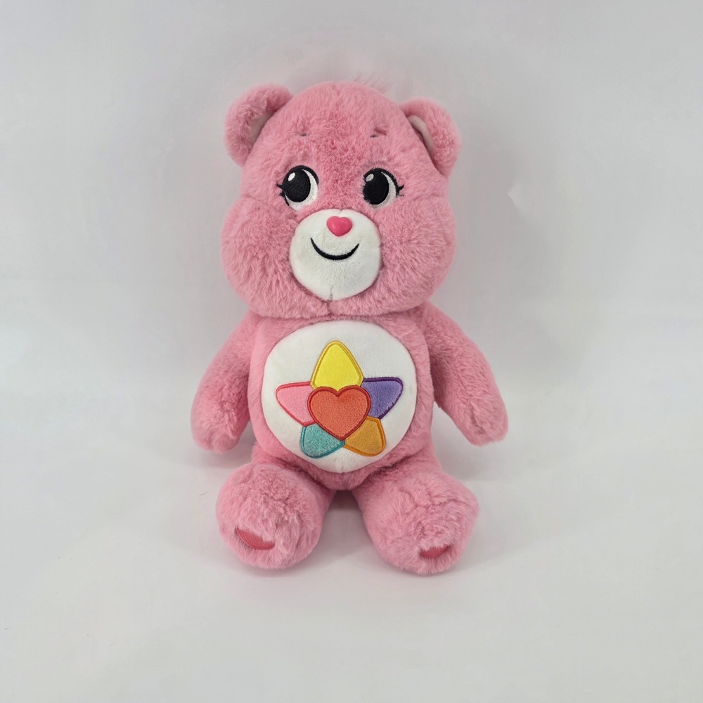 Care Bears True Heart Bear‎ Pink Plush Stuffed Animal  2022